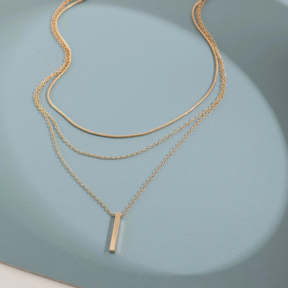 Elegant Layered Gold Necklace