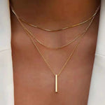 Elegant Layered Gold Necklace