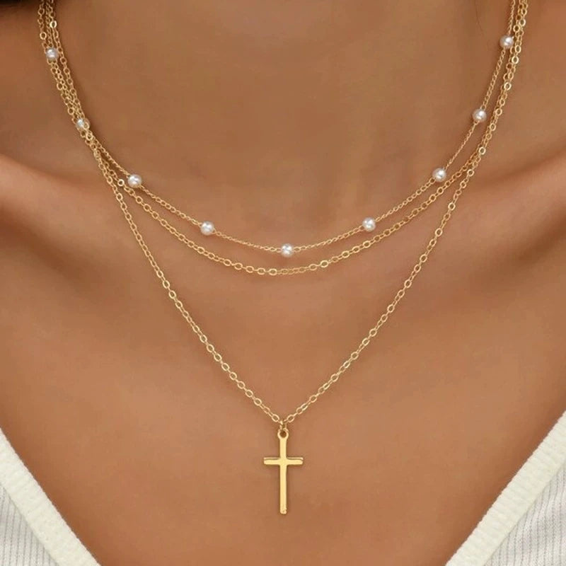 Elegant Layered Gold Necklace